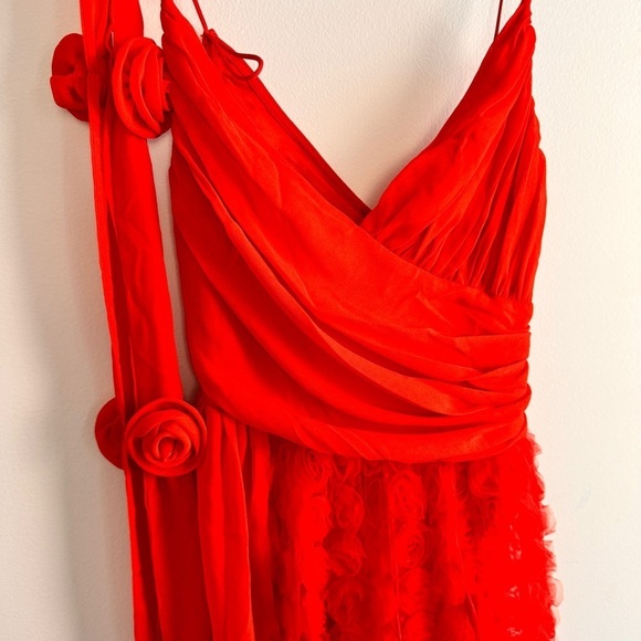 NEW  For Love and Lemons Hannah Maxi Dress Size S Red - Picture 5 of 10